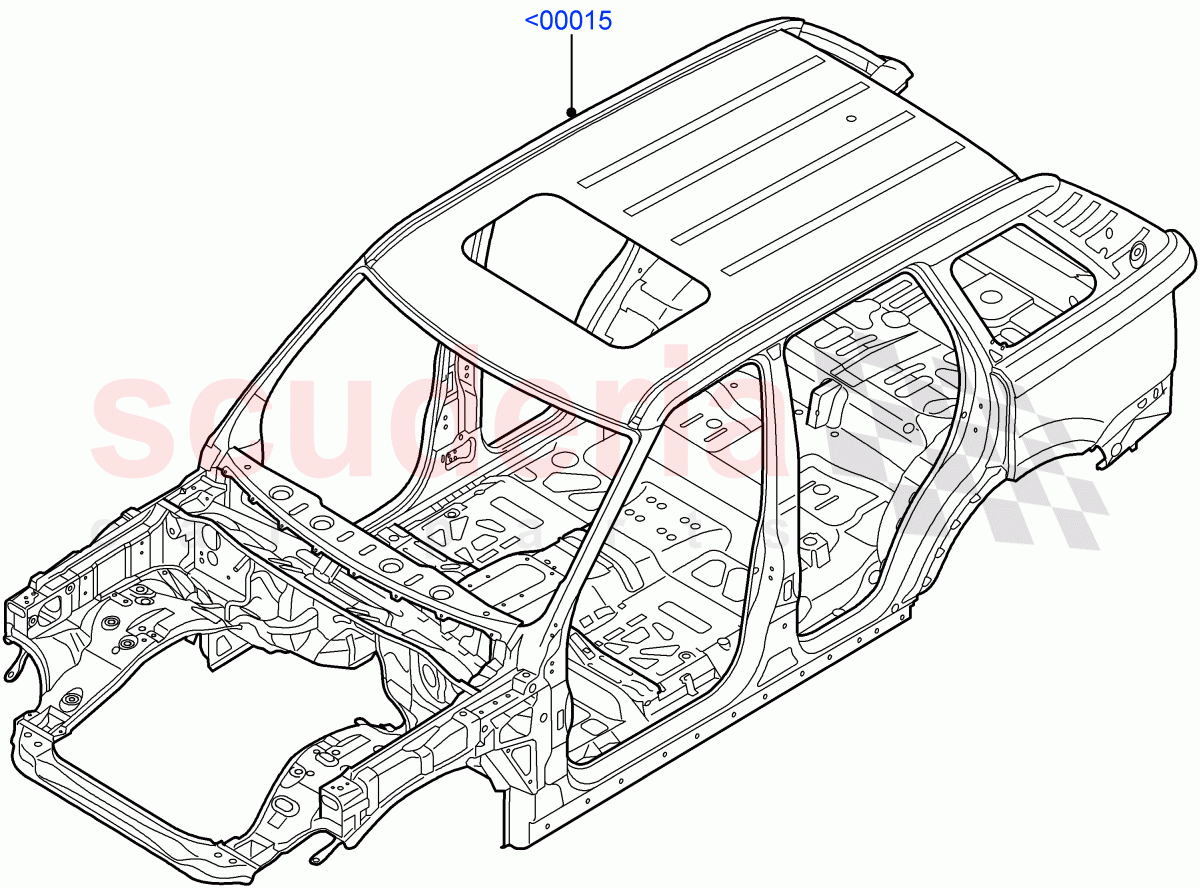 Bodyshell((V)FROMAA000001) of Land Rover Land Rover Range Rover Sport (2010-2013) [3.6 V8 32V DOHC EFI Diesel]