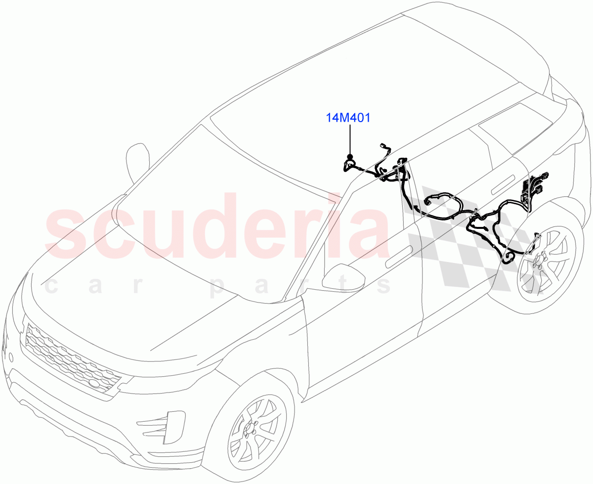 Electrical Wiring - Chassis(Halewood (UK)) of Land Rover Land Rover Range Rover Evoque (2019+) [1.5 I3 Turbo Petrol AJ20P3]