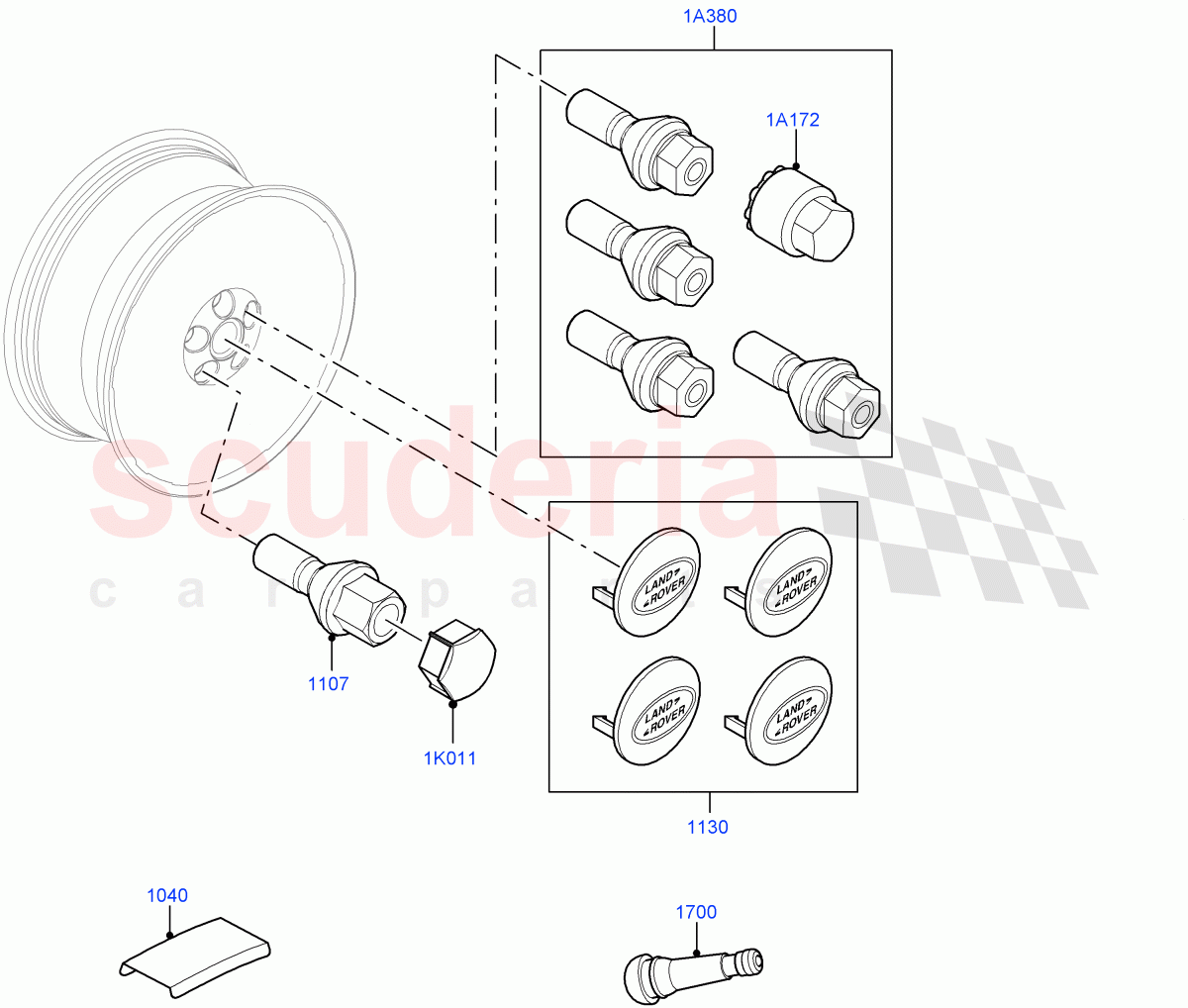 Wheels (Additional Equipment) of Land Rover Land Rover Range Rover (2022+) [4.4 V8 Turbo Petrol NC10]
