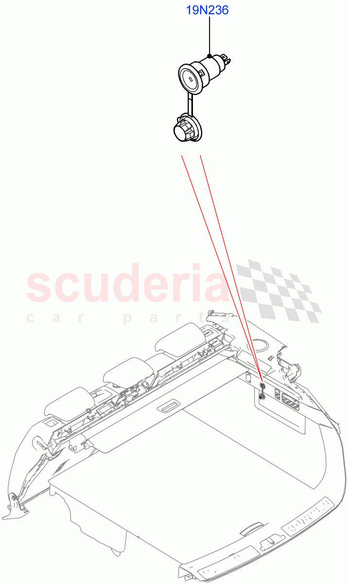 Auxiliary Electrical Power Points of Land Rover Land Rover Range Rover Velar (2017+) [2.0 Turbo Petrol AJ200P]