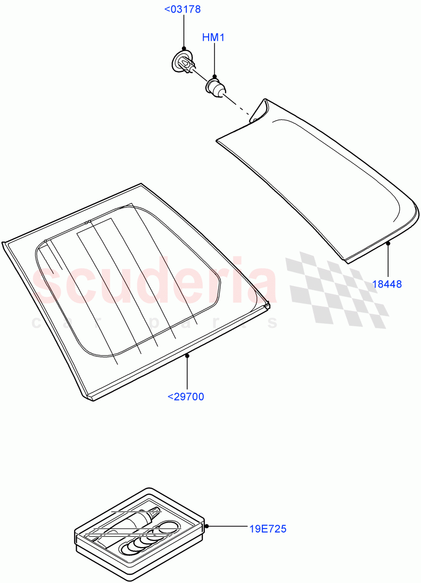 Quarter Windows((V)TO9A999999) of Land Rover Land Rover Range Rover Sport (2005-2009) [2.7 Diesel V6]