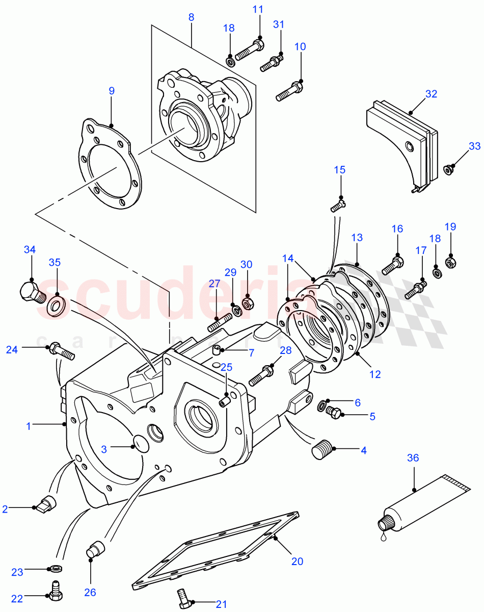 Main Casing((V)FROM7A000001) of Land Rover Land Rover Defender (2007-2016)