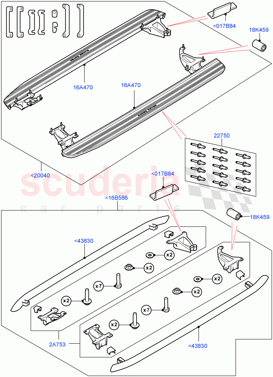 Side Steps And Tubes(Accessory, Fixed)(Standard Wheelbase) of Land Rover Land Rover Range Rover (2012-2021) [4.4 DOHC Diesel V8 DITC]