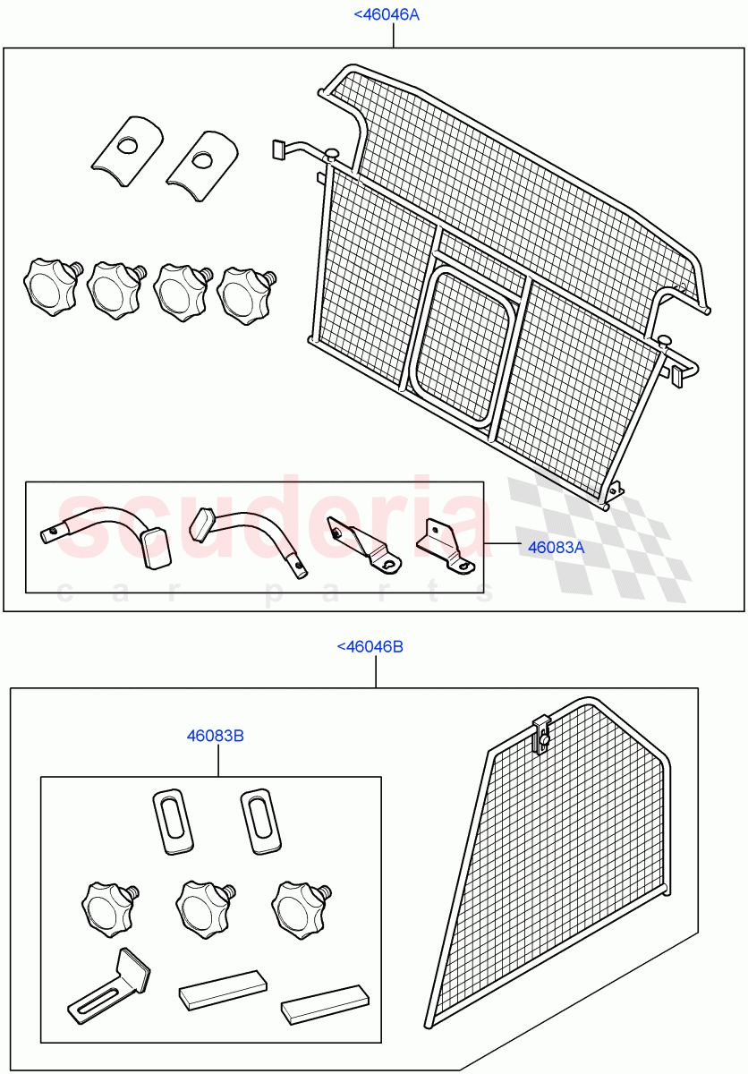 Dog Guard/Partition(Accessory)((V)FROMAA000001) of Land Rover Land Rover Range Rover Sport (2010-2013) [3.6 V8 32V DOHC EFI Diesel]