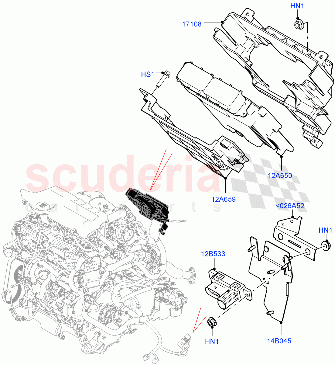 Engine Modules And Sensors(2.0L AJ20D4 Diesel High PTA,Halewood (UK)) of Land Rover Land Rover Discovery Sport (2015+) [2.0 Turbo Diesel]