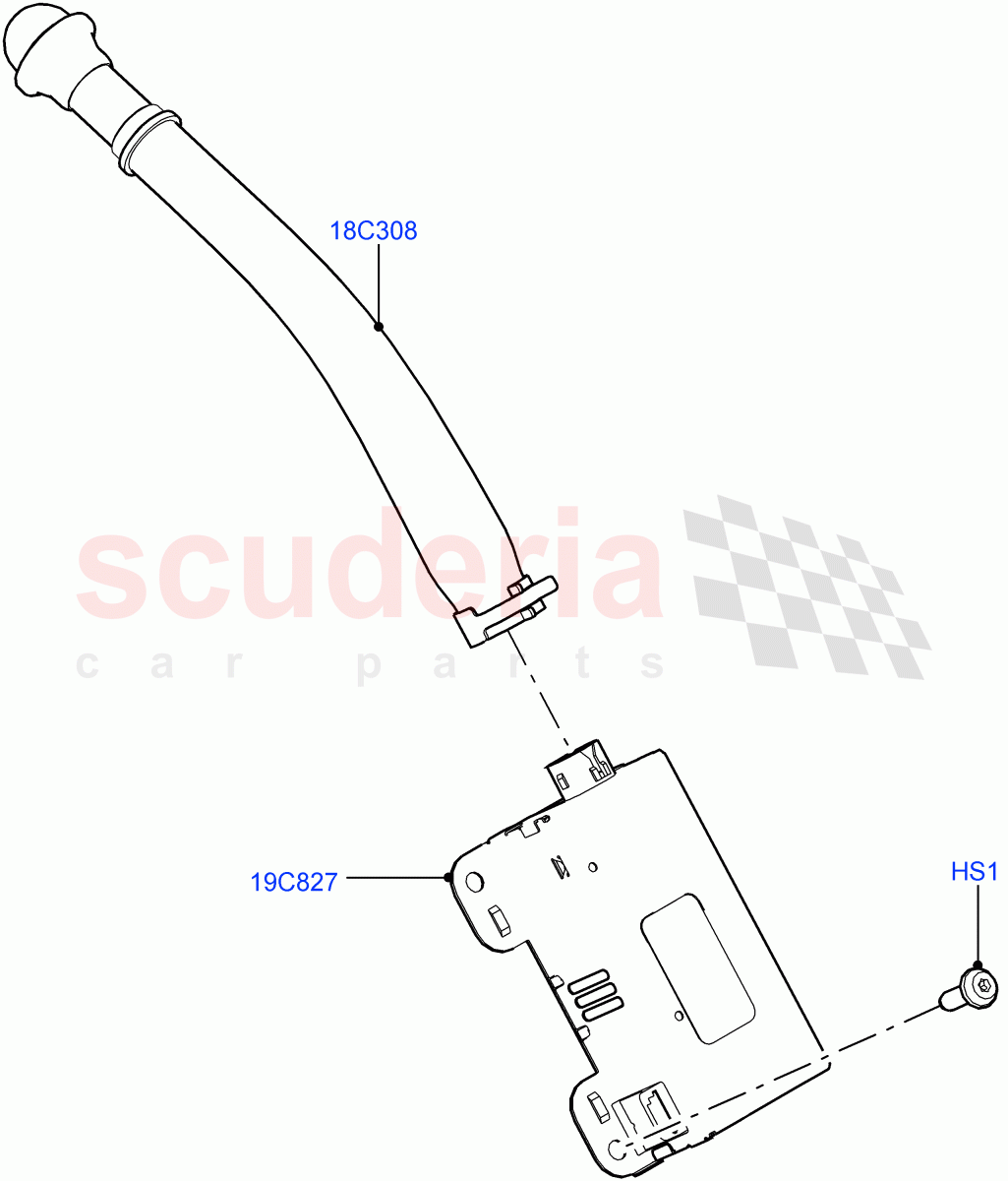 Heater/Air Cond.External Components (Ioniser) (Cabin Air Quality Ionisation, Cabin Air Ionisation / PM2.5) ((V) FROMJA000001) of Land Rover Land Rover Range Rover (2012-2021) [5.0 OHC SGDI SC V8 Petrol]
