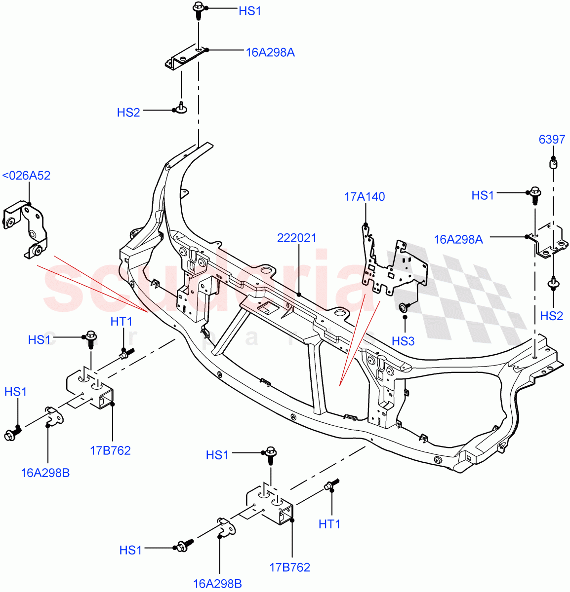 Front Panels, Aprons & Side Members(Front Panel) of Land Rover Land Rover Range Rover (2012-2021) [5.0 OHC SGDI SC V8 Petrol]