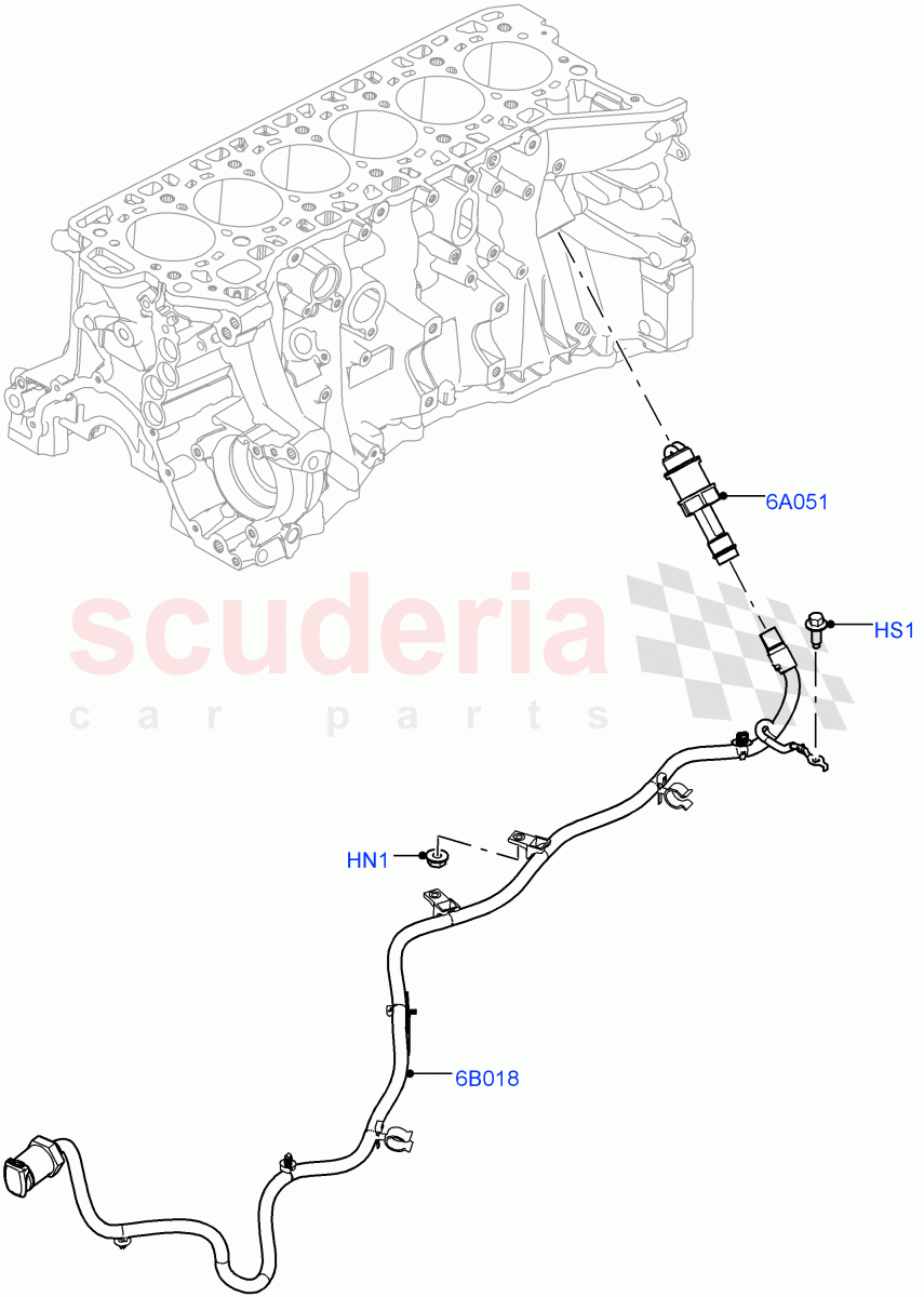 Engine Heater (3.0L AJ20P6 Petrol High, Immersion Heater - 700W / 110V) ((V) FROMKA000001) of Land Rover Land Rover Range Rover (2012-2021) [3.0 I6 Turbo Petrol AJ20P6]