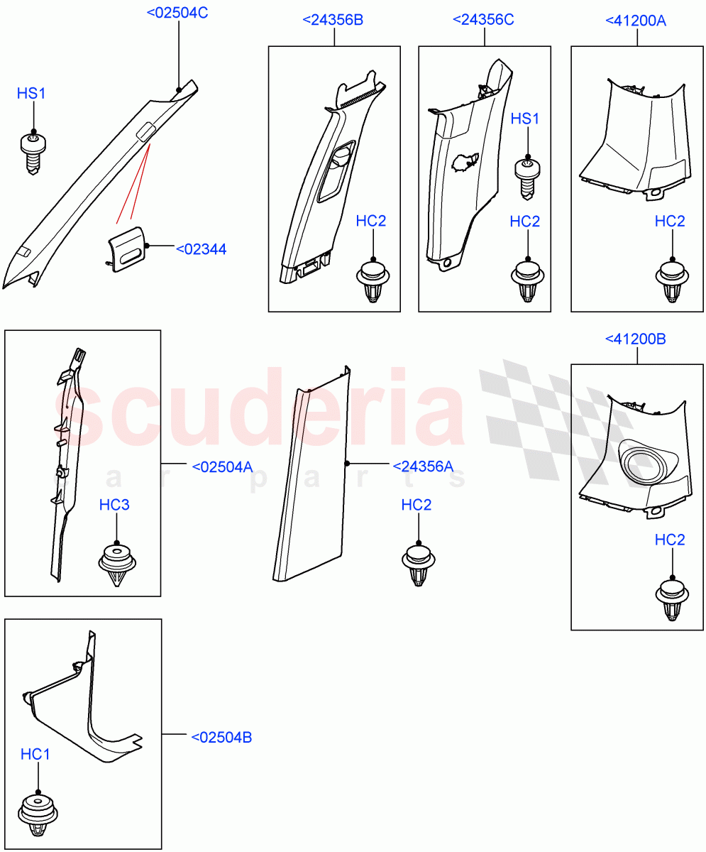 Side Trim(Front And Rear)((V)FROMAA000001) of Land Rover Land Rover Discovery 4 (2010-2016) [3.0 Diesel 24V DOHC TC]