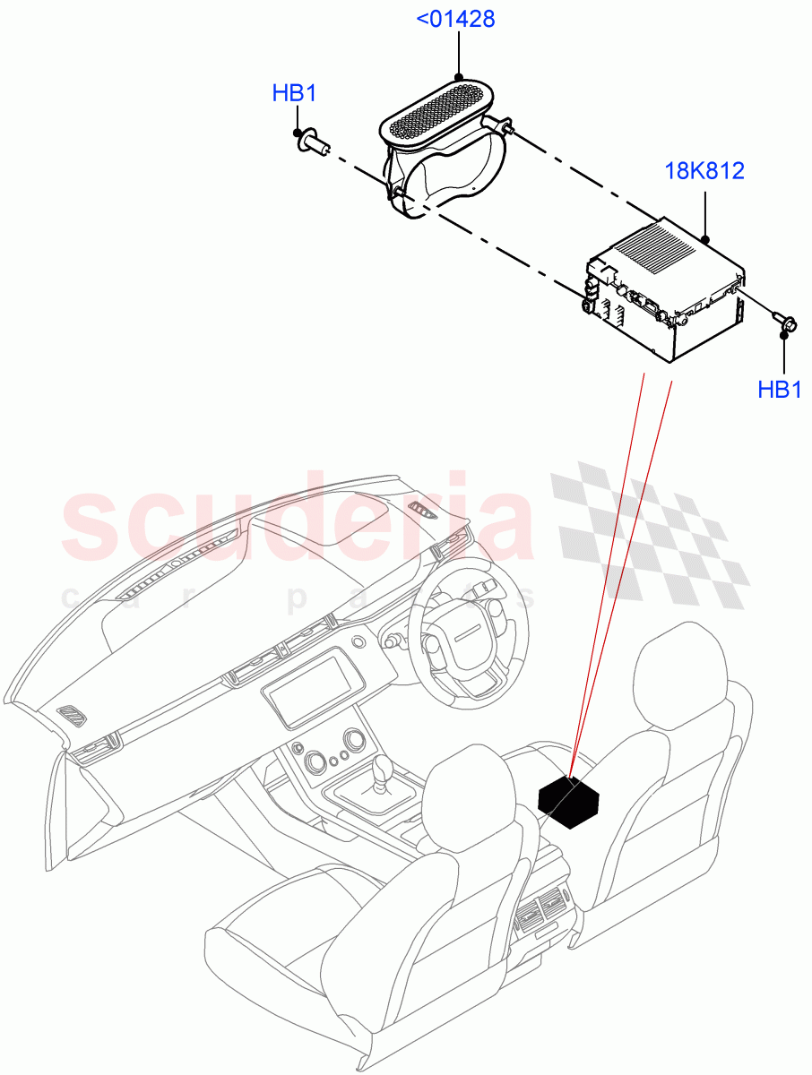 Family Entertainment System (Changsu (China)) of Land Rover Land Rover Range Rover Evoque (2019+) [2.0 Turbo Diesel AJ21D4]