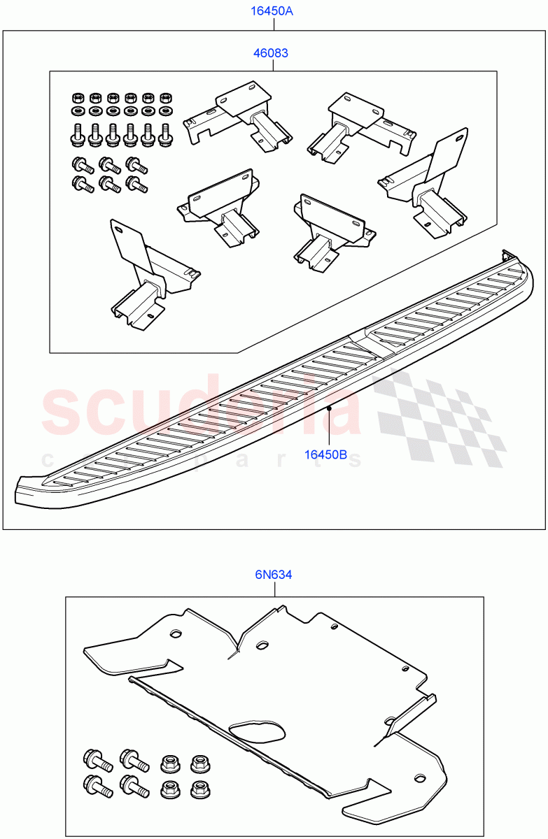 Lower Body Guards And Shields(Accessory) of Land Rover Land Rover Range Rover Sport (2005-2009) [3.6 V8 32V DOHC EFI Diesel]