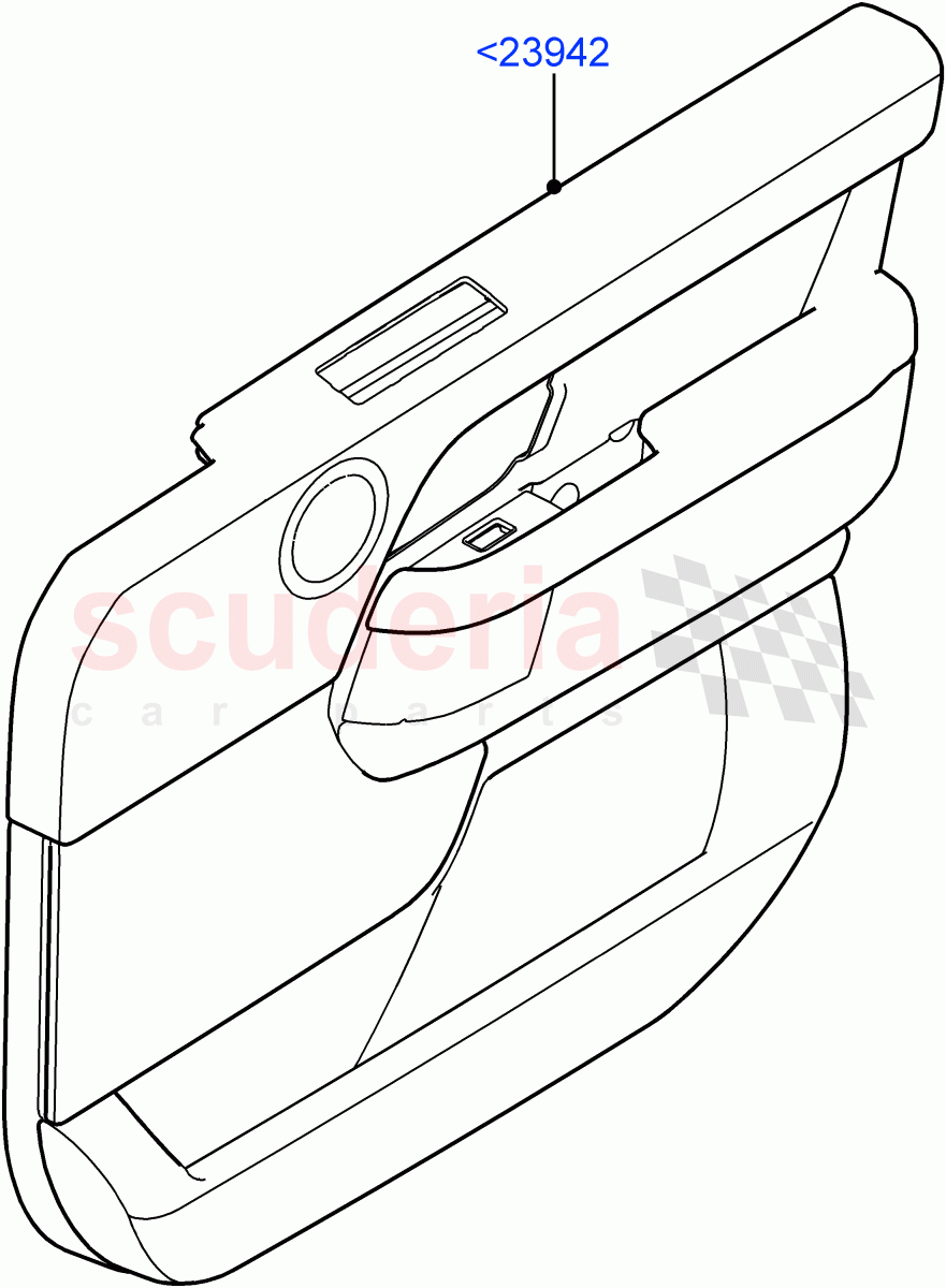 Front Door Trim Panels((V)FROMJA000001) of Land Rover Land Rover Range Rover (2012-2021) [5.0 OHC SGDI NA V8 Petrol]