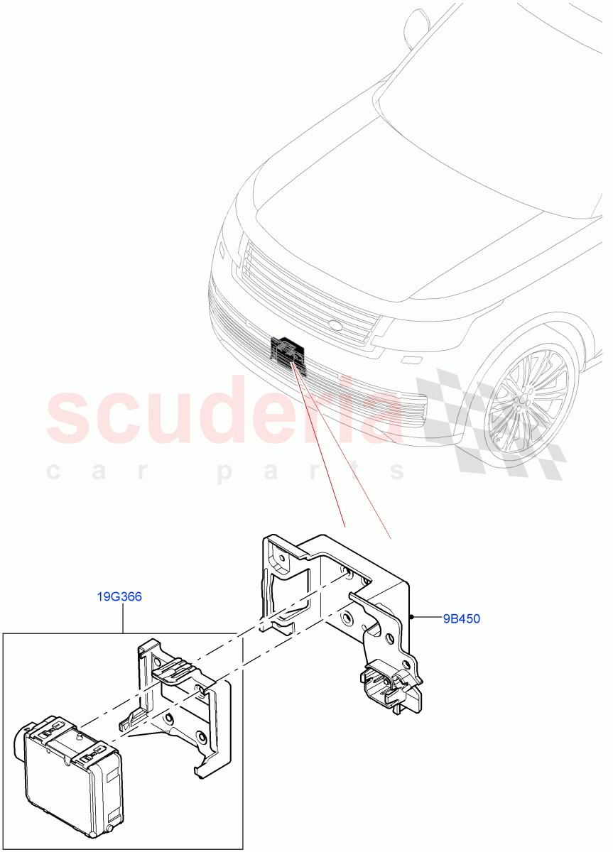 Speed Control(3.0L AJ20D6 Diesel High,Adaptive Cruise Control with Stg As,With Speed Control) of Land Rover Land Rover Range Rover (2022+) [3.0 I6 Turbo Diesel AJ20D6]