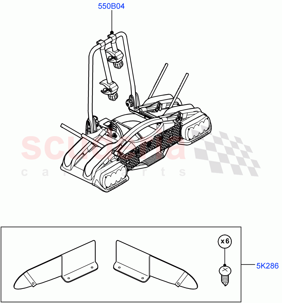 Carriers & Boxes(Accessory, Bike Carriers) of Land Rover Land Rover Range Rover (2012-2021) [5.0 OHC SGDI NA V8 Petrol]