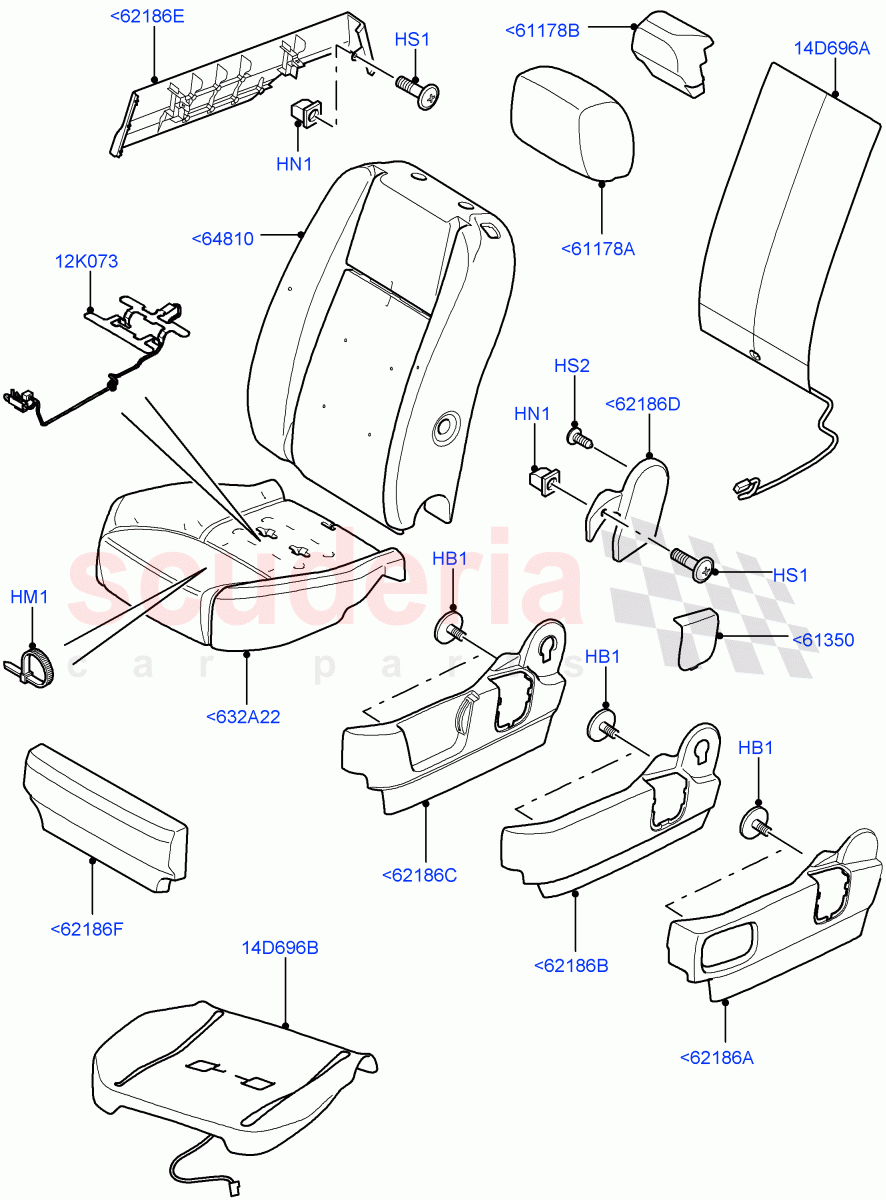 Front Seat Pads/Valances & Heating((V)FROMAA000001) of Land Rover Land Rover Discovery 4 (2010-2016) [5.0 OHC SGDI NA V8 Petrol]