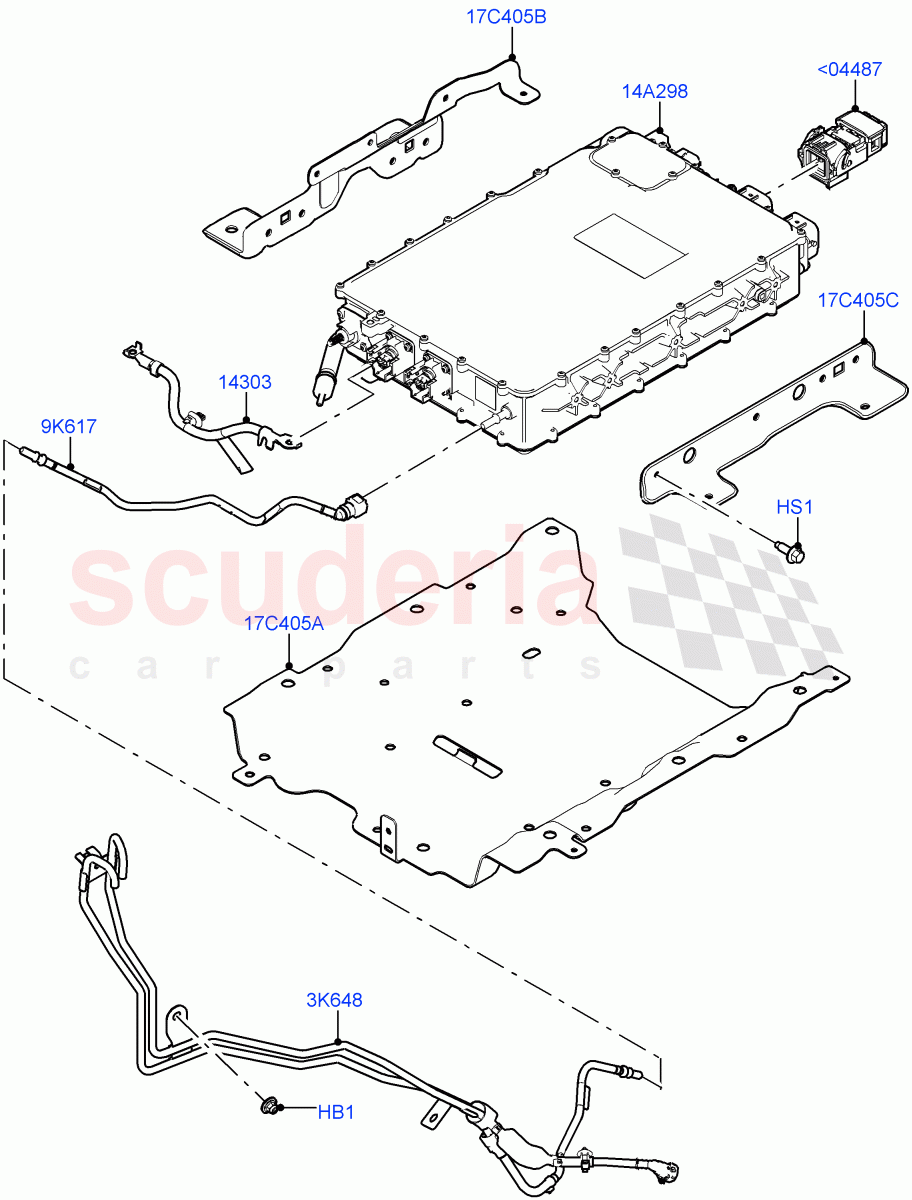 Hybrid Electrical Modules (Onboard Battery Charger And Charge Inlet) (Electric Engine Battery-PHEV) ((V) FROMLH000001) of Land Rover Land Rover Discovery Sport (2015+) [2.0 Turbo Diesel]