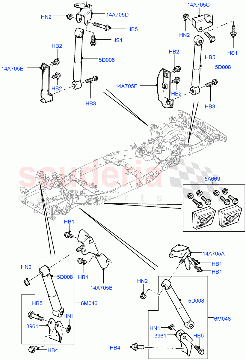 Chassis Frame(Damper)((V)FROMAA000001) of Land Rover Land Rover Range Rover Sport (2010-2013) [3.6 V8 32V DOHC EFI Diesel]