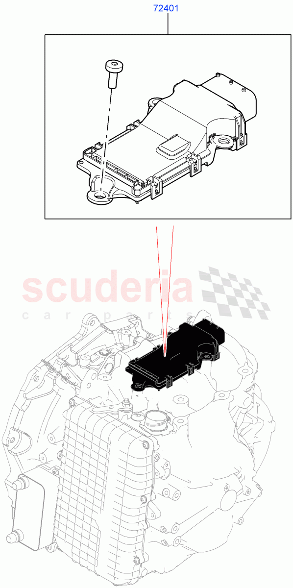 Transmission Modules And Sensors(9 Speed Auto Trans 9HP50,Changsu (China))((V)FROMKG006088) of Land Rover Land Rover Discovery Sport (2015+) [2.0 Turbo Diesel]