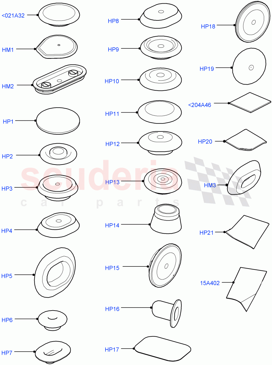 Plugs - Body(Halewood (UK)) of Land Rover Land Rover Discovery Sport (2015+) [2.0 Turbo Petrol GTDI]