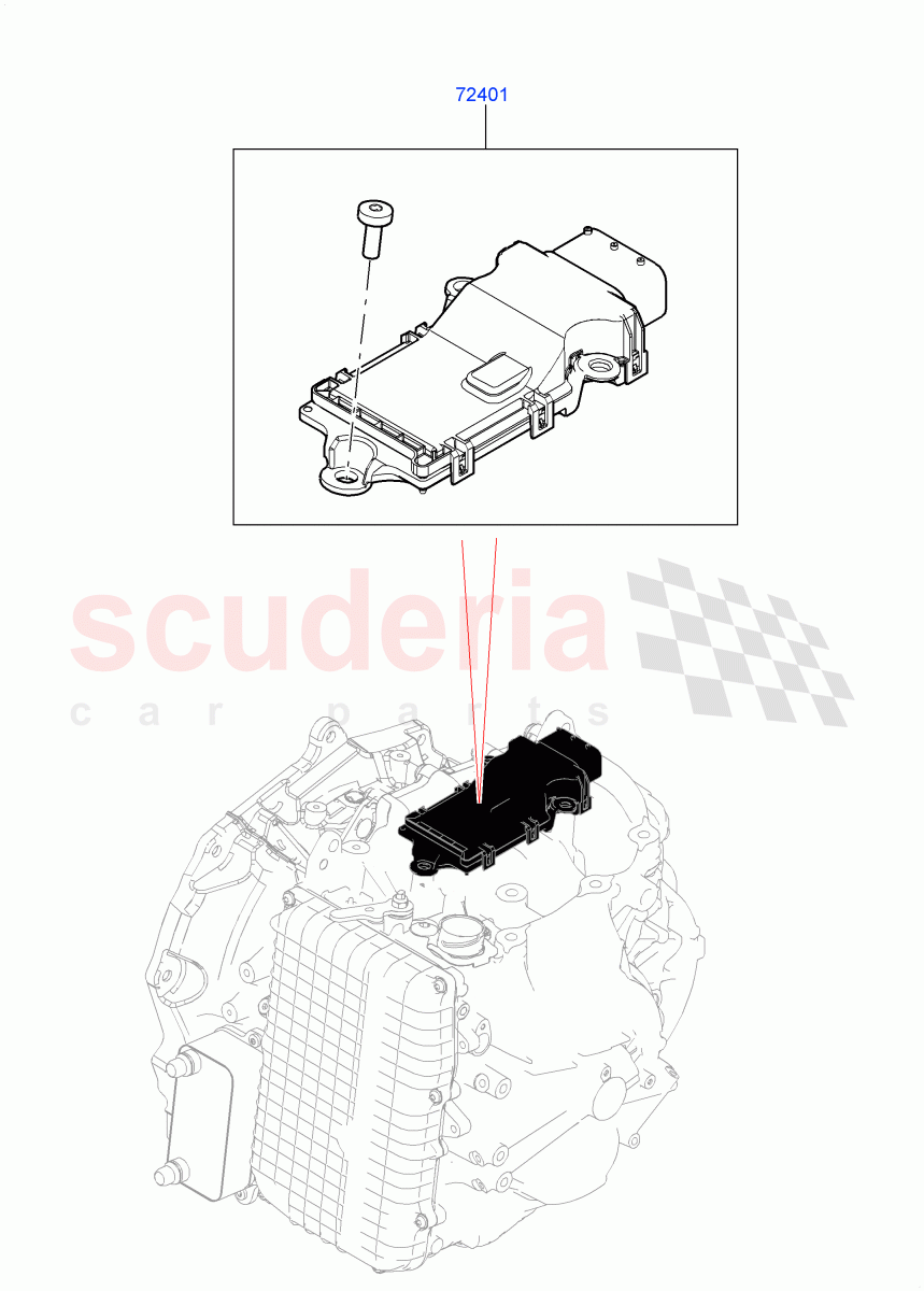 Transmission Modules And Sensors(9 Speed Auto Trans 9HP50,Itatiaia (Brazil)) of Land Rover Land Rover Range Rover Evoque (2019+) [1.5 I3 Turbo Petrol AJ20P3]