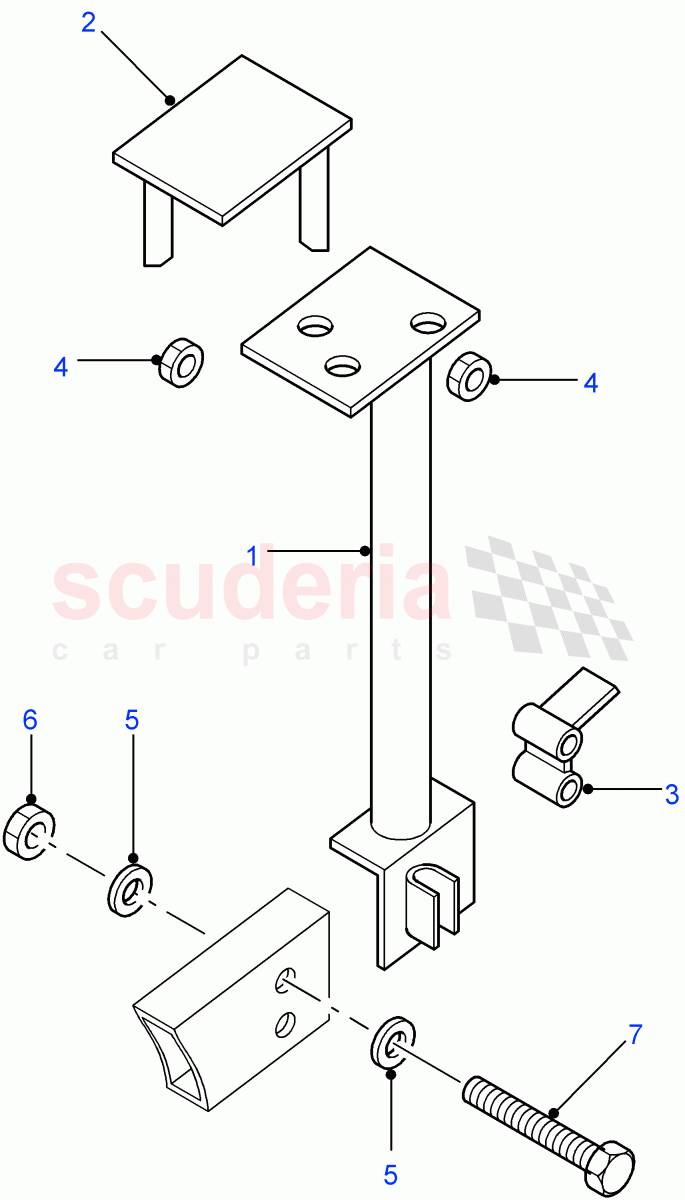 Anchorage - Rear Seats of Land Rover Land Rover Defender (2007-2016)