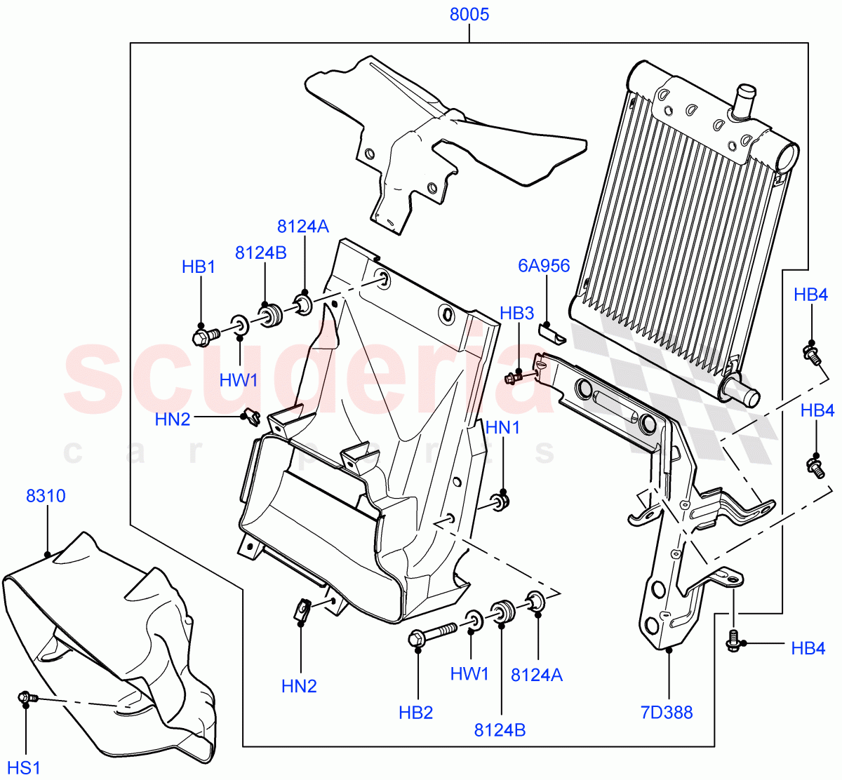 Radiator/Coolant Overflow Container (Auxiliary) (4.4L DOHC DITC V8 Diesel) ((V) FROMBA000001) of Land Rover Land Rover Range Rover (2010-2012) [4.4 DOHC Diesel V8 DITC]