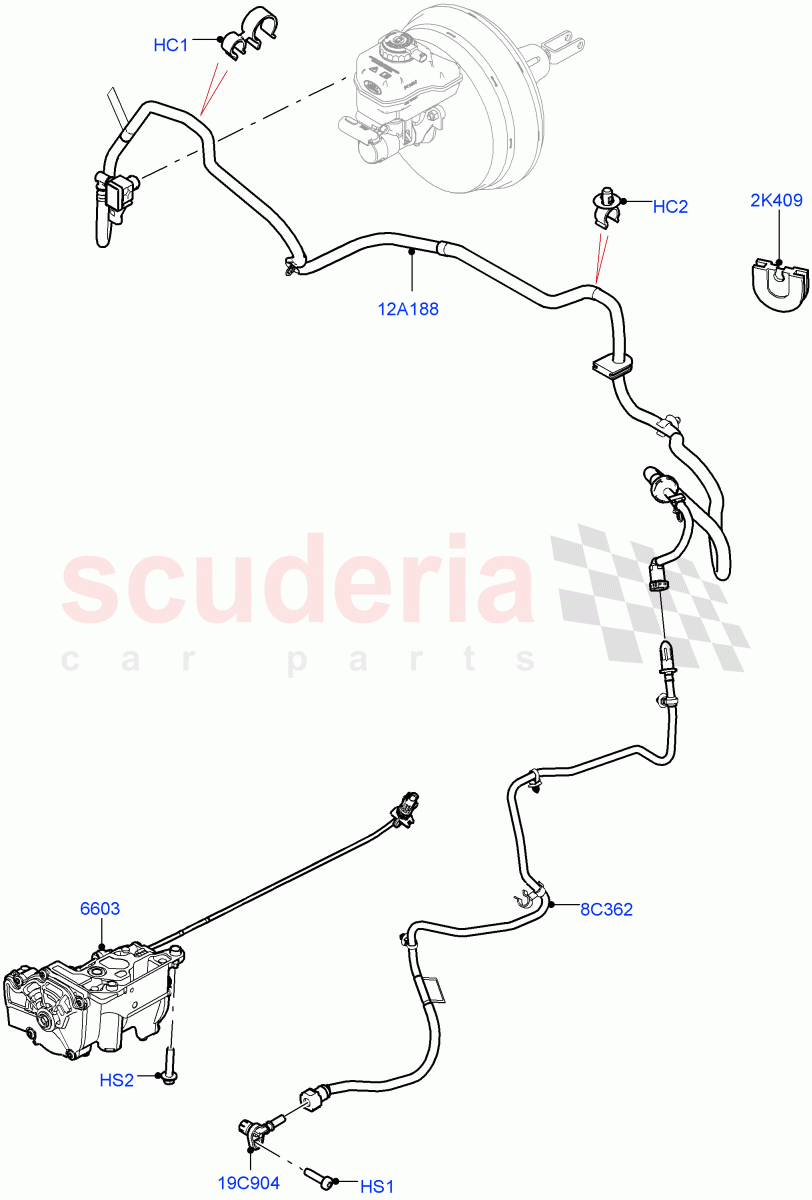 Vacuum Control And Air Injection (3.0L AJ20P6 Petrol High, RHD) ((V) FROMKA000001) of Land Rover Land Rover Range Rover (2012-2021) [3.0 I6 Turbo Petrol AJ20P6]