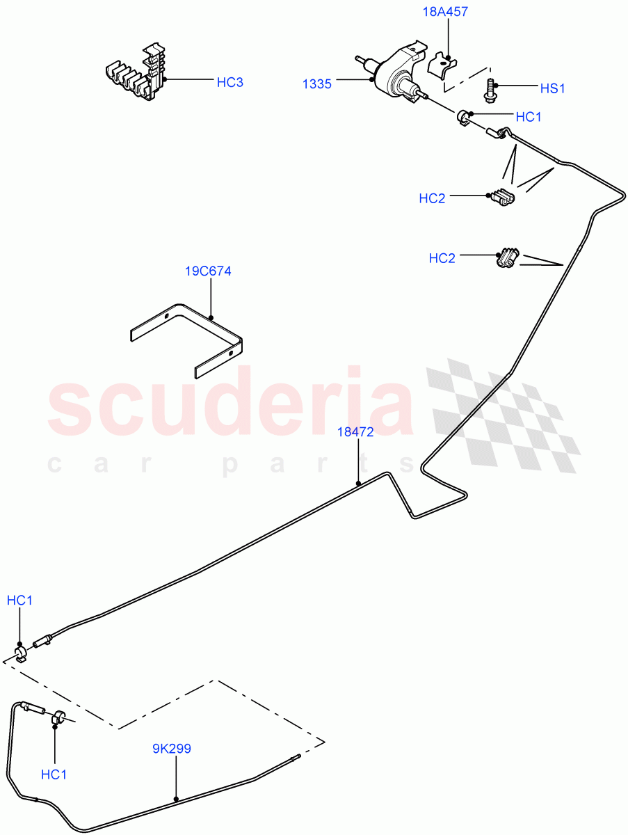 Auxiliary Fuel Fired Pre-Heater(Page C)((V)FROMAA000001) of Land Rover Land Rover Range Rover (2010-2012) [5.0 OHC SGDI SC V8 Petrol]