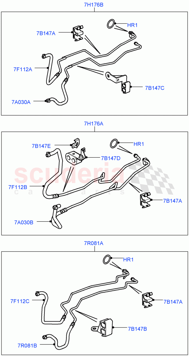 Transmission Cooling Systems (6 Speed Auto ZF 6HP26 Steptronic) ((V) TO9A999999) of Land Rover Land Rover Range Rover Sport (2005-2009) [4.4 AJ Petrol V8]