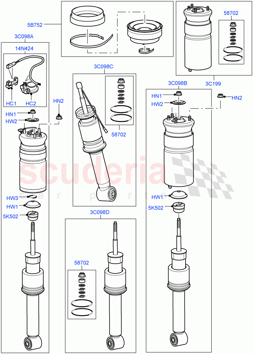 Front Suspension Struts And Springs ((V) FROMAA000001) of Land Rover Land Rover Range Rover Sport (2010-2013) [3.6 V8 32V DOHC EFI Diesel]