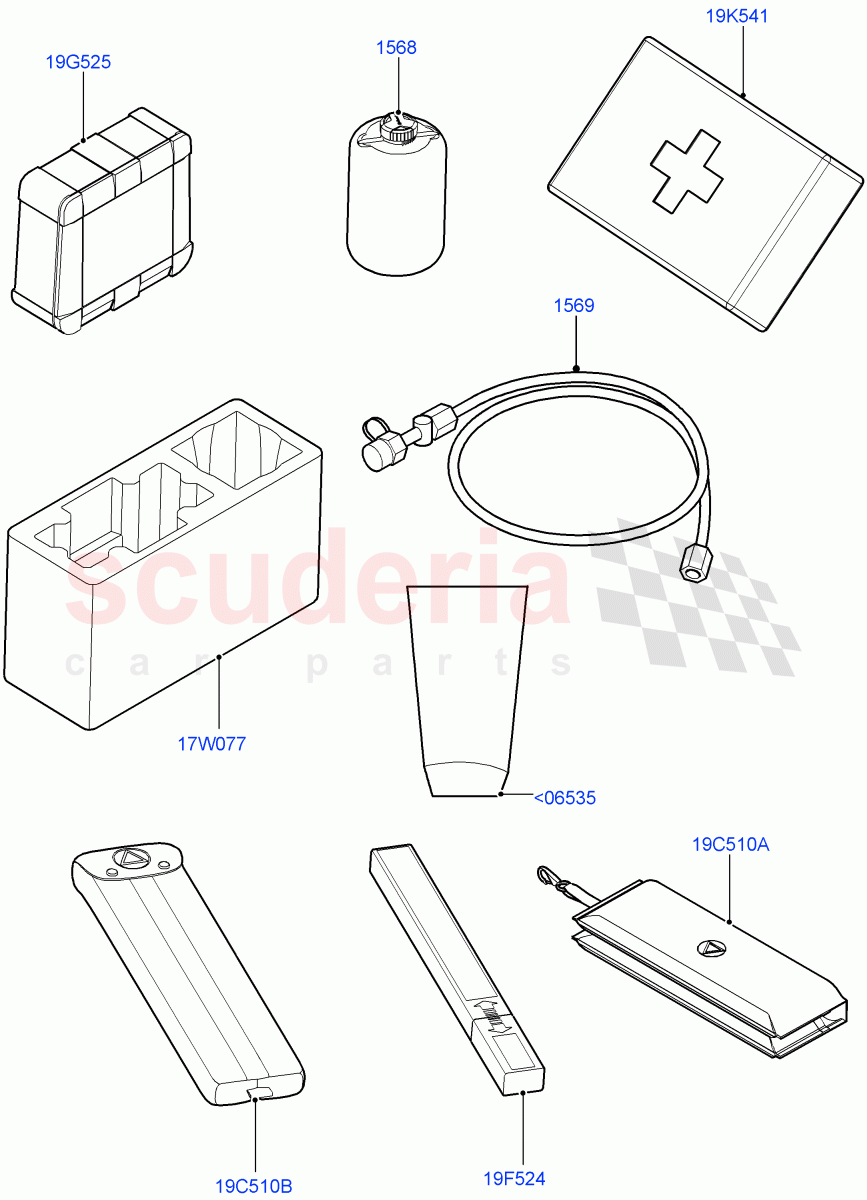 Emergency And Safety Equipment(Factory Fitted) of Land Rover Land Rover Range Rover (2012-2021) [4.4 DOHC Diesel V8 DITC]