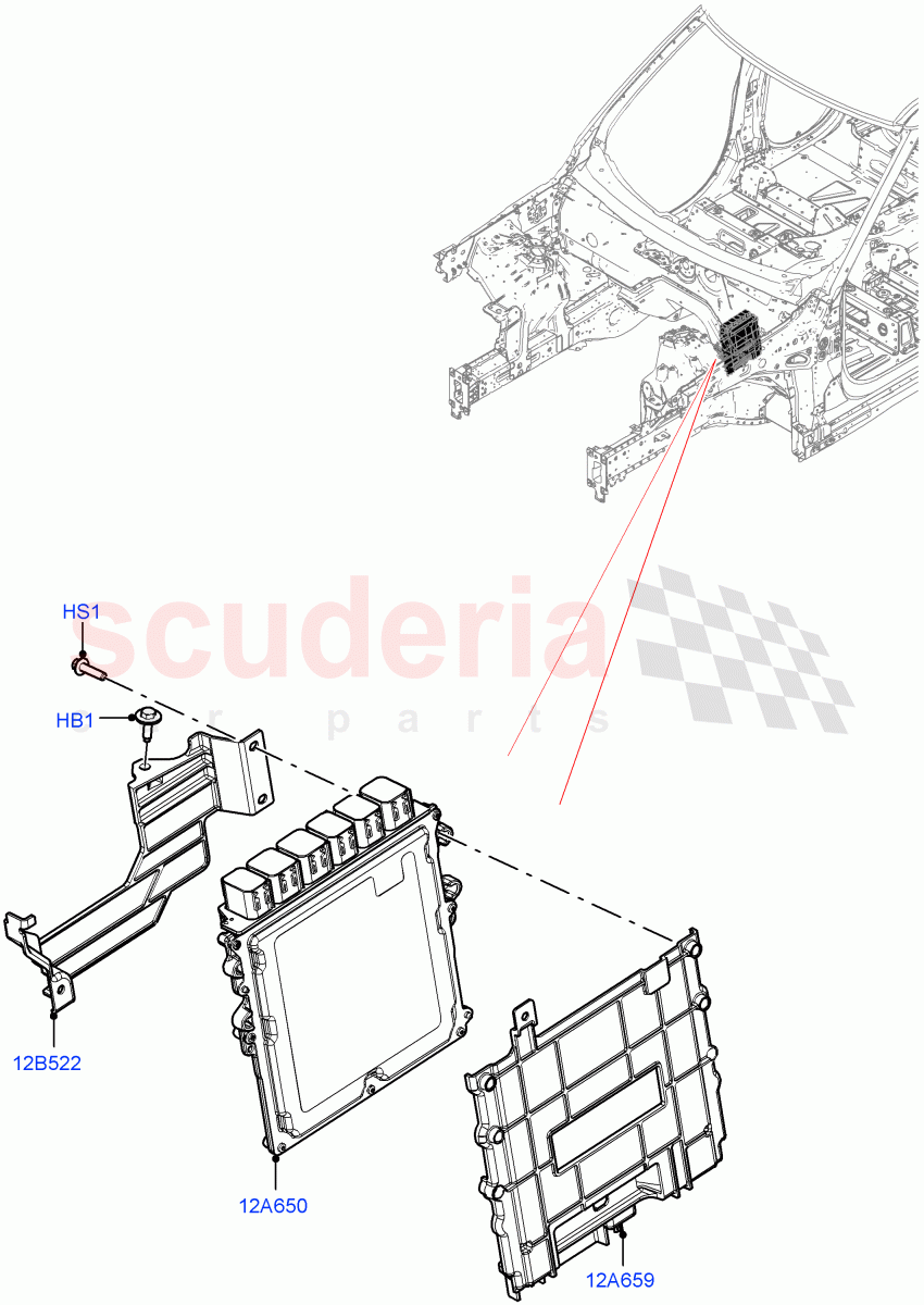 Engine Modules And Sensors(3.0L AJ20D6 Diesel High) of Land Rover Land Rover Range Rover (2022+) [3.0 I6 Turbo Diesel AJ20D6]