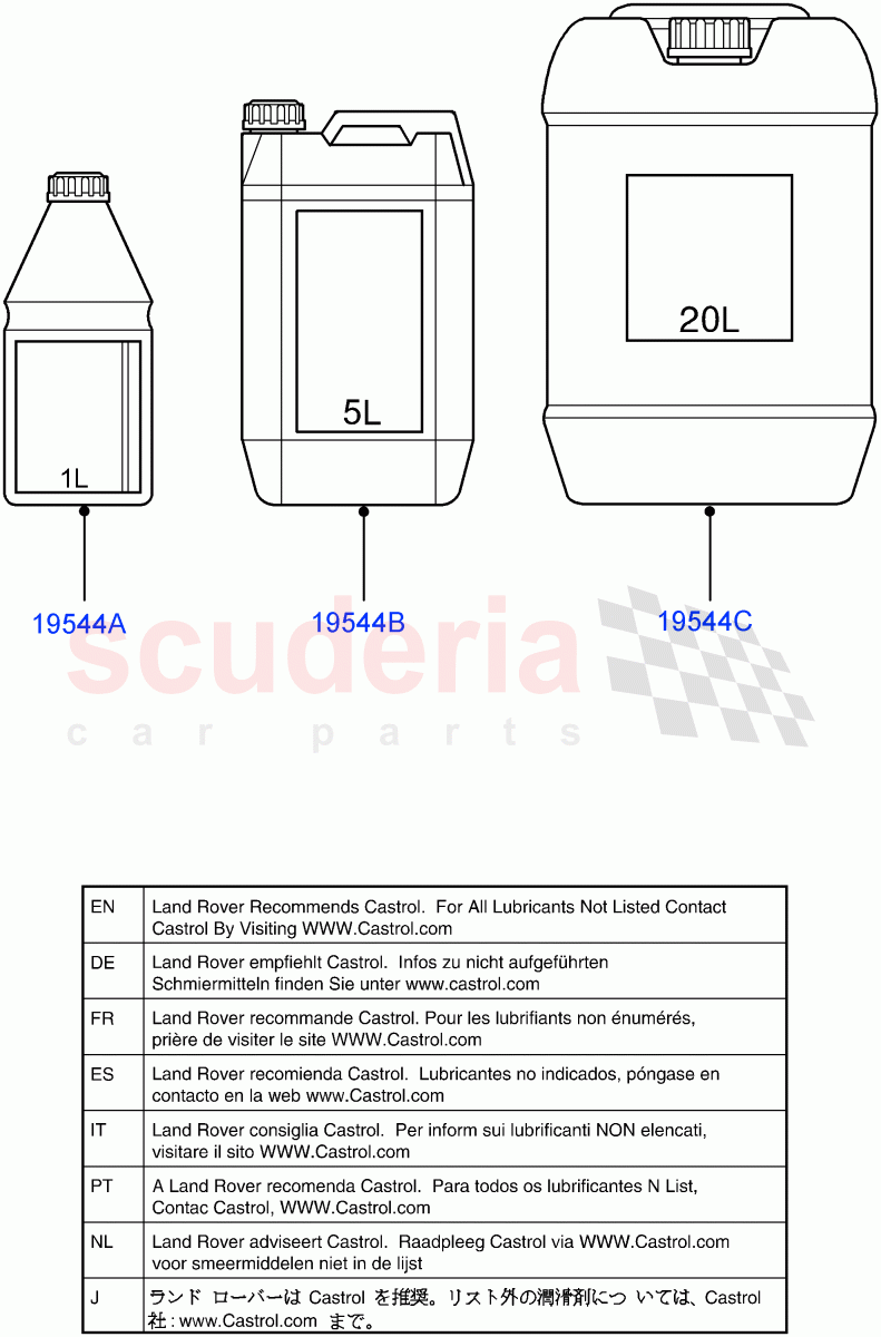 Anti - Freeze of Land Rover Land Rover Range Rover Velar (2017+) [3.0 Diesel 24V DOHC TC]