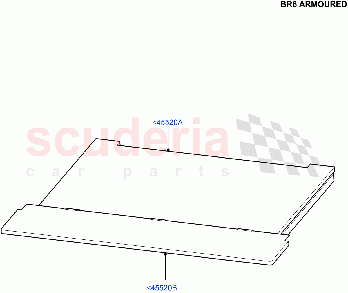 Load Compartment Trim(With B6 Level Armouring)((V)FROMAA000001) of Land Rover Land Rover Discovery 4 (2010-2016) [3.0 Diesel 24V DOHC TC]