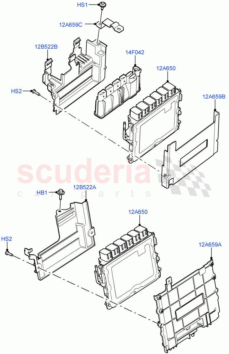 Engine Modules And Sensors(4.4 V8 Turbo Petrol (NC10)) of Land Rover Land Rover Range Rover (2022+) [4.4 V8 Turbo Petrol NC10]