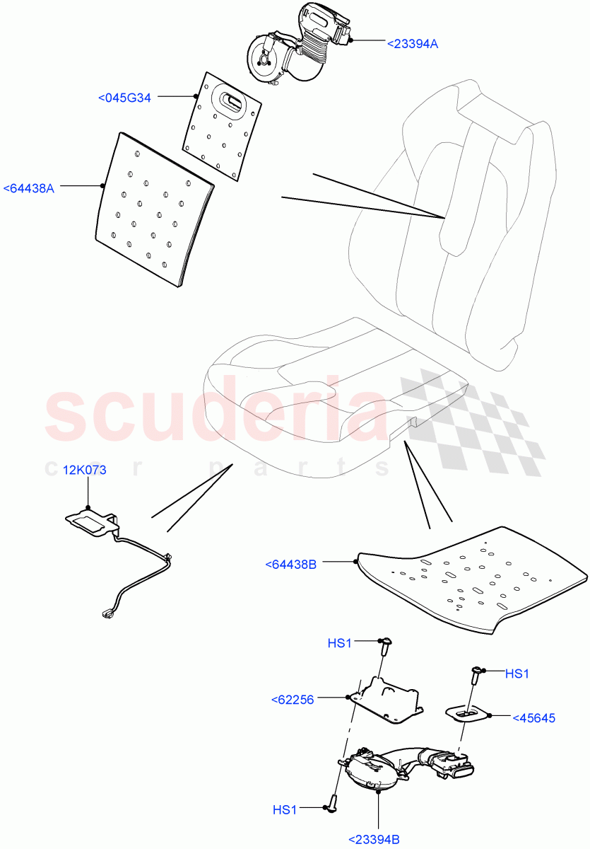 Front Seat Pads/Valances & Heating(Changsu (China))((V)FROMEG000001) of Land Rover Land Rover Range Rover Evoque (2012-2018) [2.0 Turbo Petrol AJ200P]