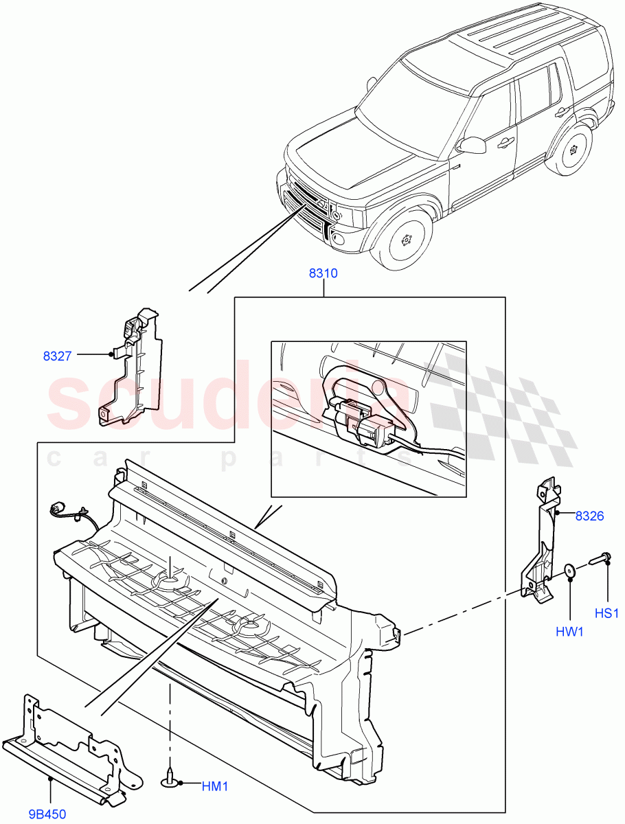 Air Deflectors((V)FROMAA000001) of Land Rover Land Rover Discovery 4 (2010-2016) [3.0 DOHC GDI SC V6 Petrol]