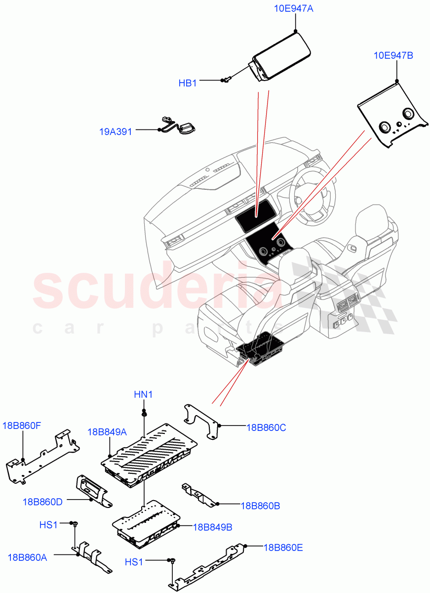 Audio Equipment - Original Fit((V)TOLA999999) of Land Rover Land Rover Range Rover Velar (2017+) [3.0 Diesel 24V DOHC TC]