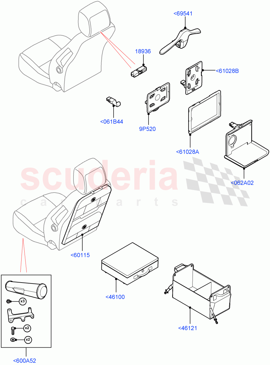 Storage(Accessory) of Land Rover Land Rover Range Rover Sport (2014+) [3.0 I6 Turbo Petrol AJ20P6]