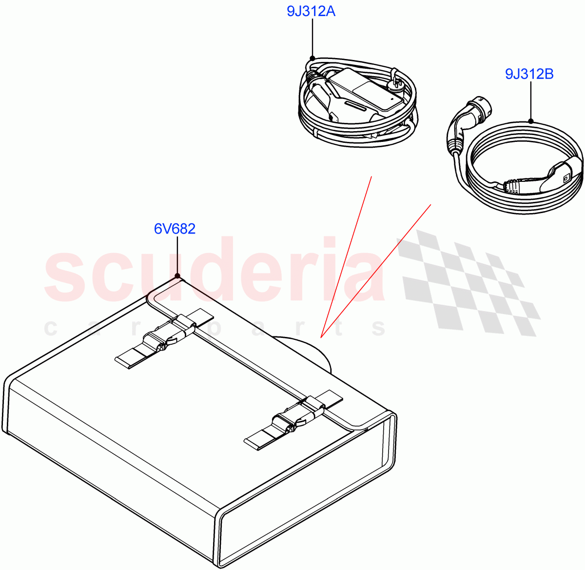 Tools(Charging Equipment)(2.0L AJ200P Hi PHEV)((V)FROMMA000001) of Land Rover Land Rover Range Rover Velar (2017+) [3.0 DOHC GDI SC V6 Petrol]