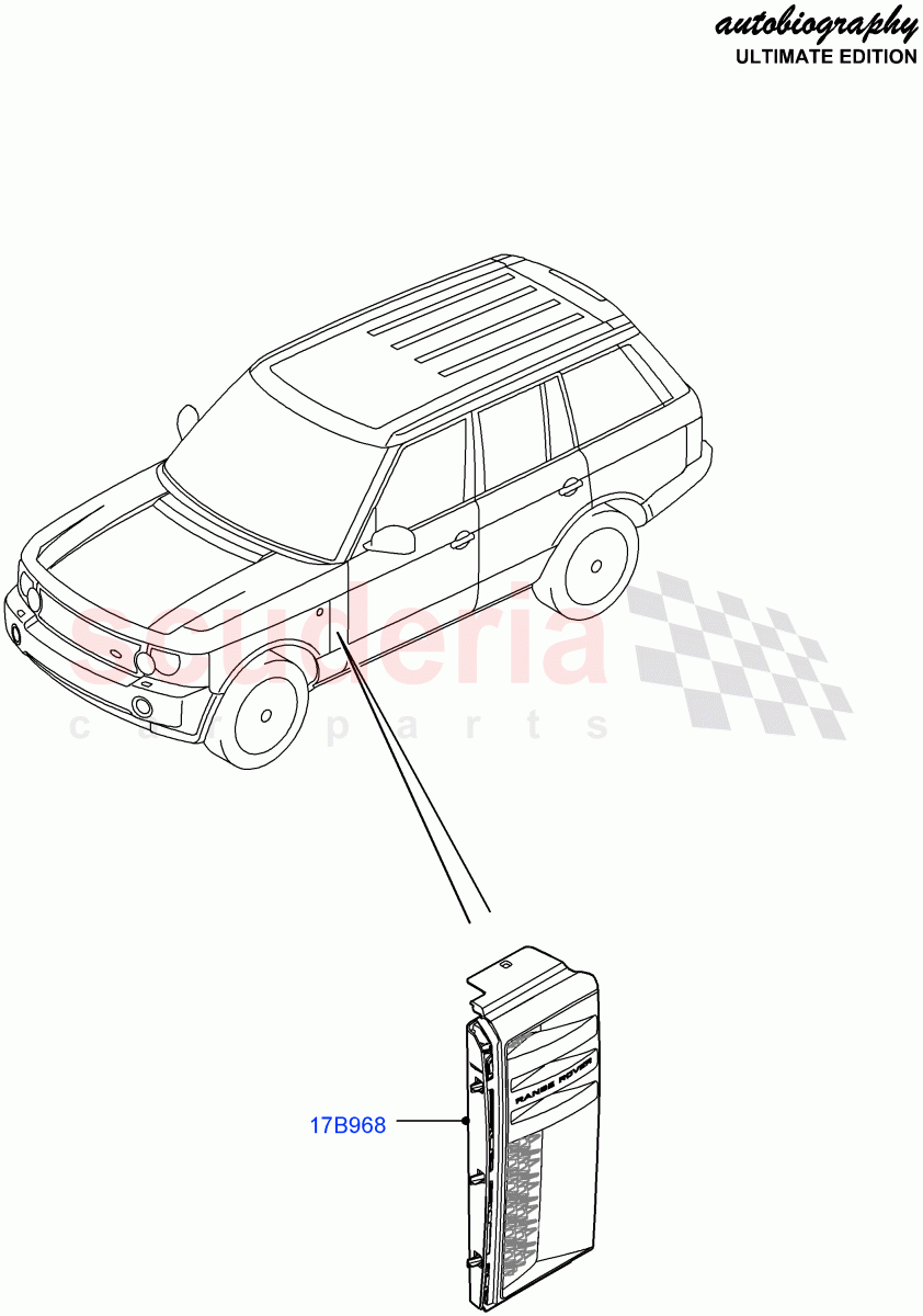 Dash Panel And Front Fenders(Autobiography Ultimate Edition)((V)FROMBA344356) of Land Rover Land Rover Range Rover (2010-2012) [5.0 OHC SGDI SC V8 Petrol]