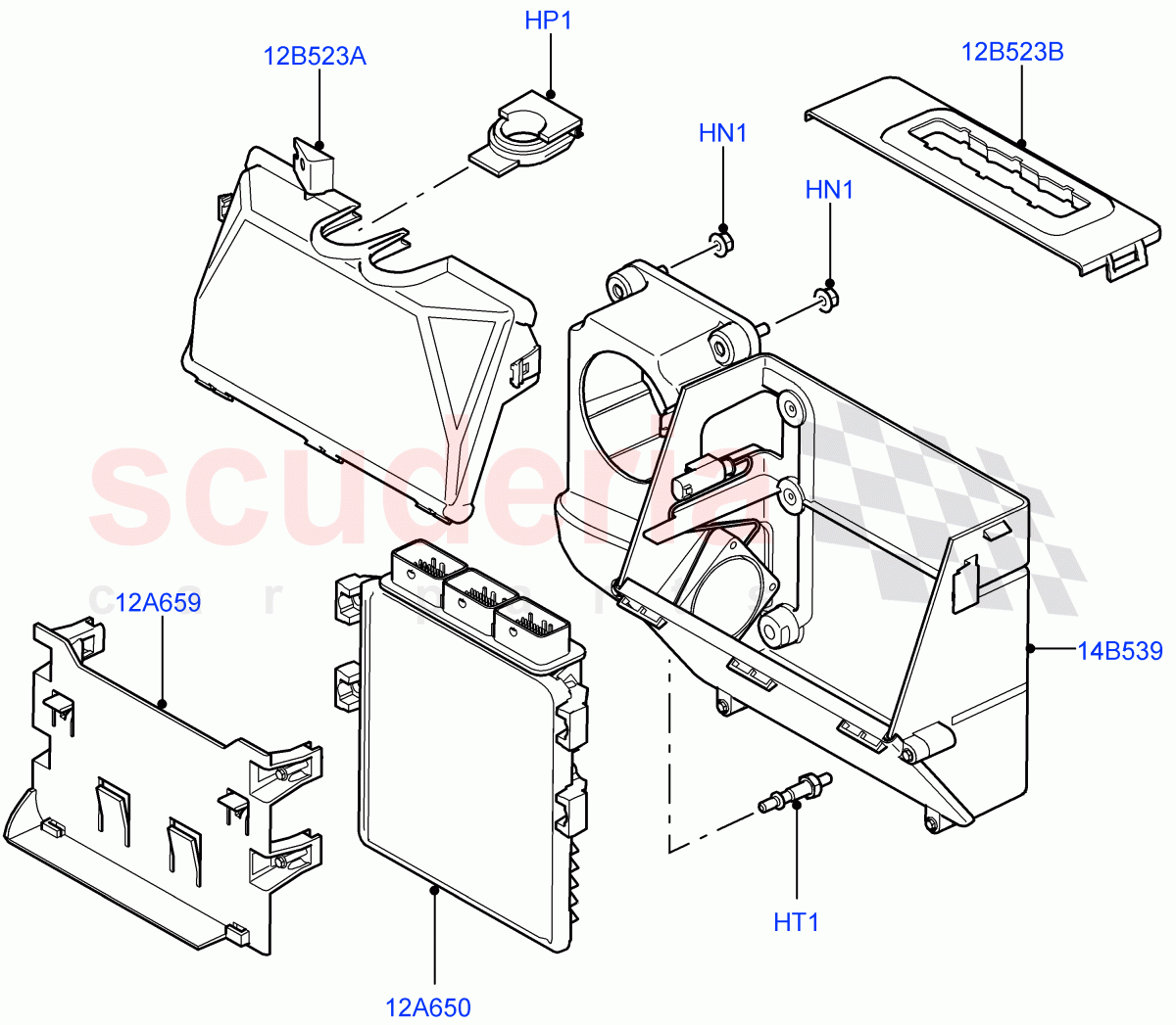 Engine Modules And Sensors(3.6L V8 32V DOHC EFi Diesel Lion)((V)FROMAA000001) of Land Rover Land Rover Range Rover Sport (2010-2013) [3.6 V8 32V DOHC EFI Diesel]