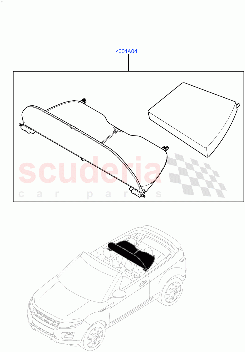 Touring Accessories(Windstop Kit)(2 Door Convertible,Halewood (UK))((V)FROMGH000001) of Land Rover Land Rover Range Rover Evoque (2012-2018) [2.0 Turbo Petrol GTDI]