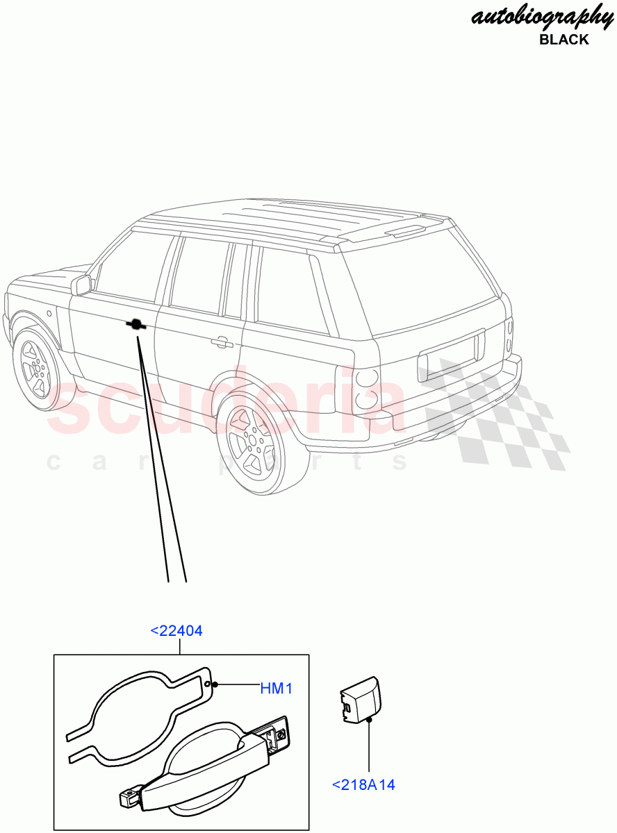 Front Door Lock Controls(Autobiography Black LE)((V)FROMAA313069) of Land Rover Land Rover Range Rover (2010-2012) [3.6 V8 32V DOHC EFI Diesel]