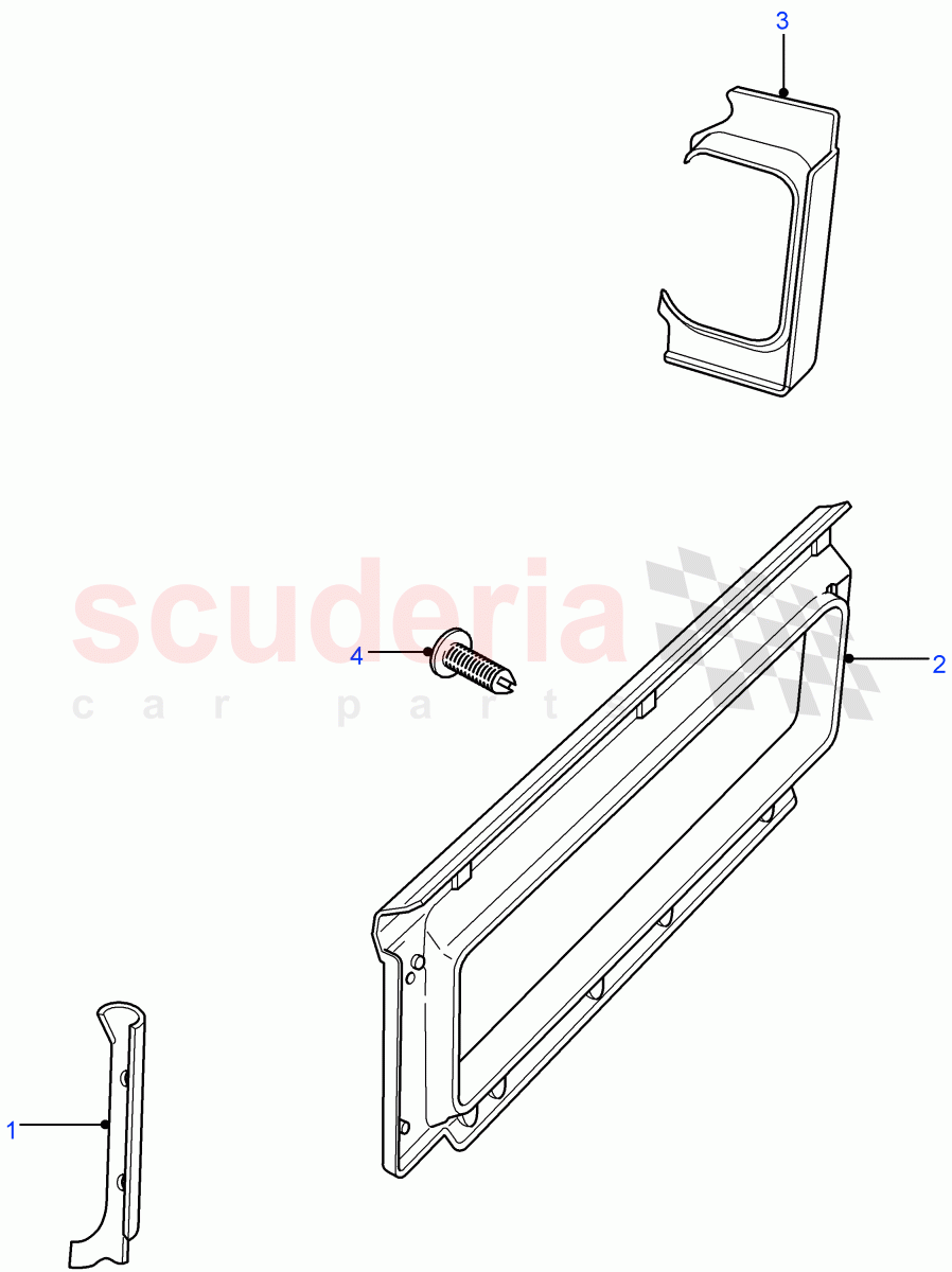 Body Side Trim of Land Rover Land Rover Defender (2007-2016)