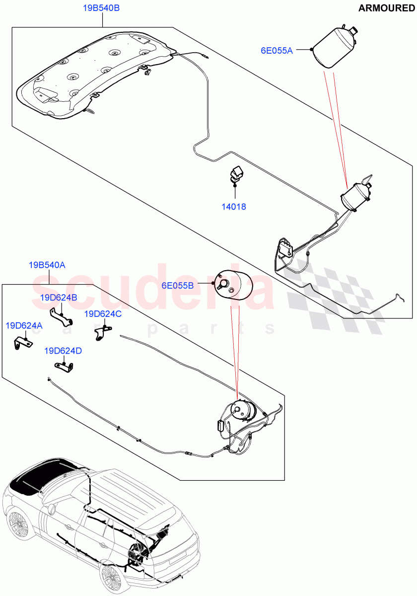 Emergency Equipment(Armoured)((V)FROMEA000001) of Land Rover Land Rover Range Rover (2012-2021) [3.0 DOHC GDI SC V6 Petrol]