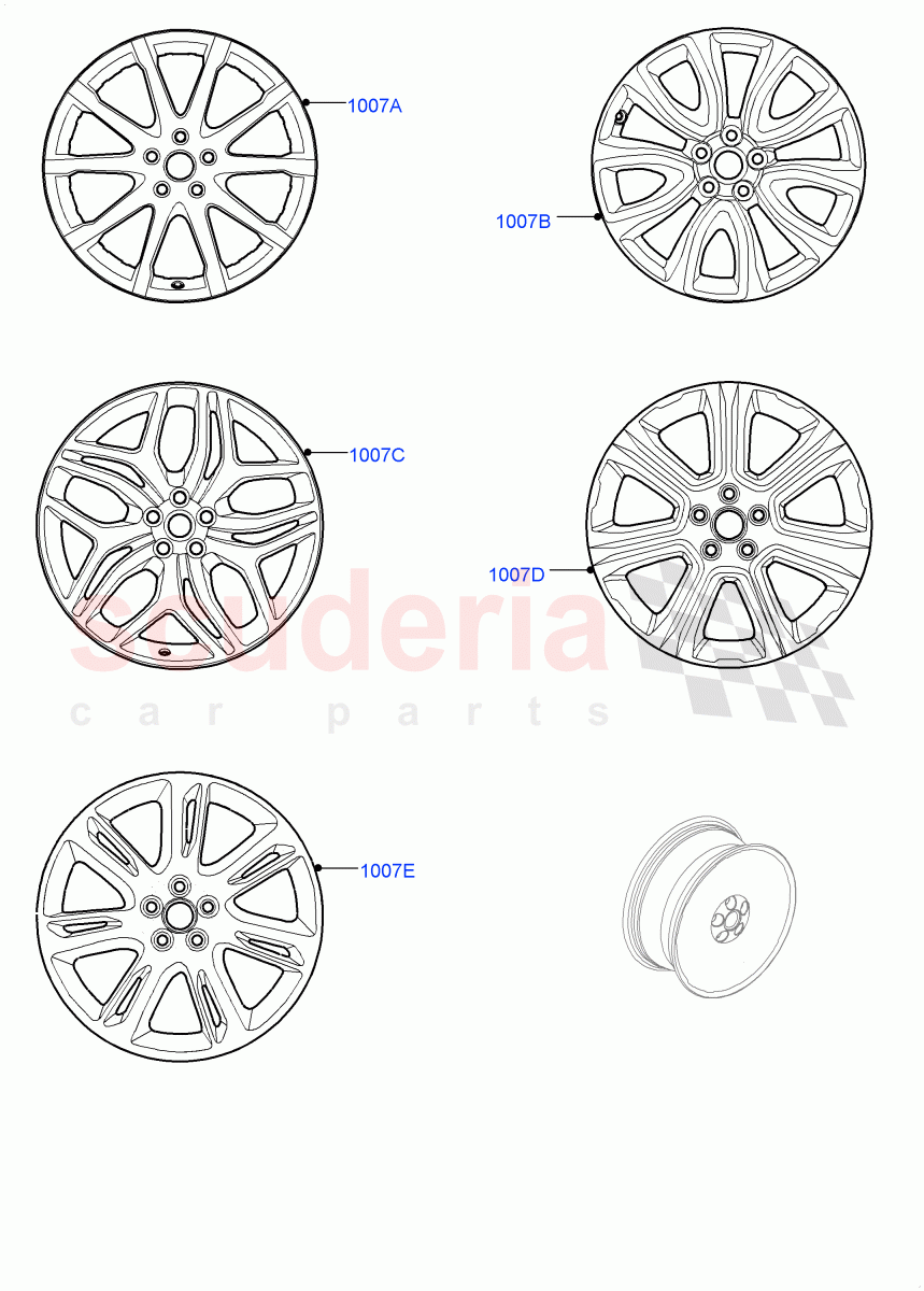 Wheels(Itatiaia (Brazil))((V)FROMGT000001) of Land Rover Land Rover Range Rover Evoque (2012-2018) [2.0 Turbo Petrol GTDI]