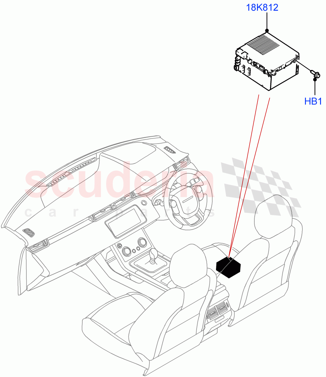 Family Entertainment System(Halewood (UK))((V)TOLH999999) of Land Rover Land Rover Range Rover Evoque (2019+) [1.5 I3 Turbo Petrol AJ20P3]