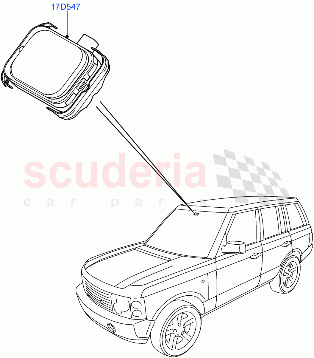 Windscreen Wiper(With Rain Sensor)(Less Armoured)((V)FROMAA000001) of Land Rover Land Rover Range Rover (2010-2012) [4.4 DOHC Diesel V8 DITC]