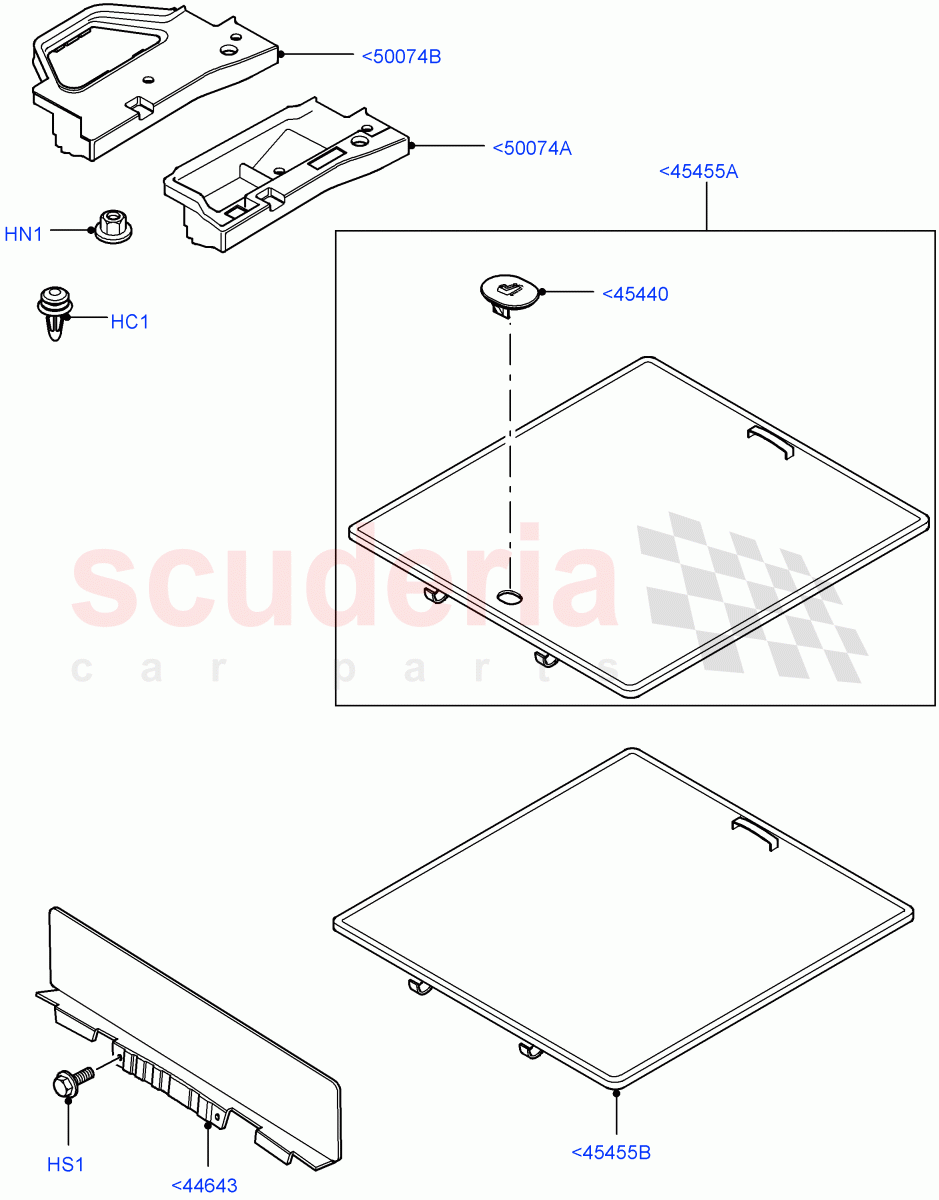 Load Compartment Trim(Floor)(Less Armoured)((V)FROMAA000001) of Land Rover Land Rover Range Rover (2010-2012) [4.4 DOHC Diesel V8 DITC]